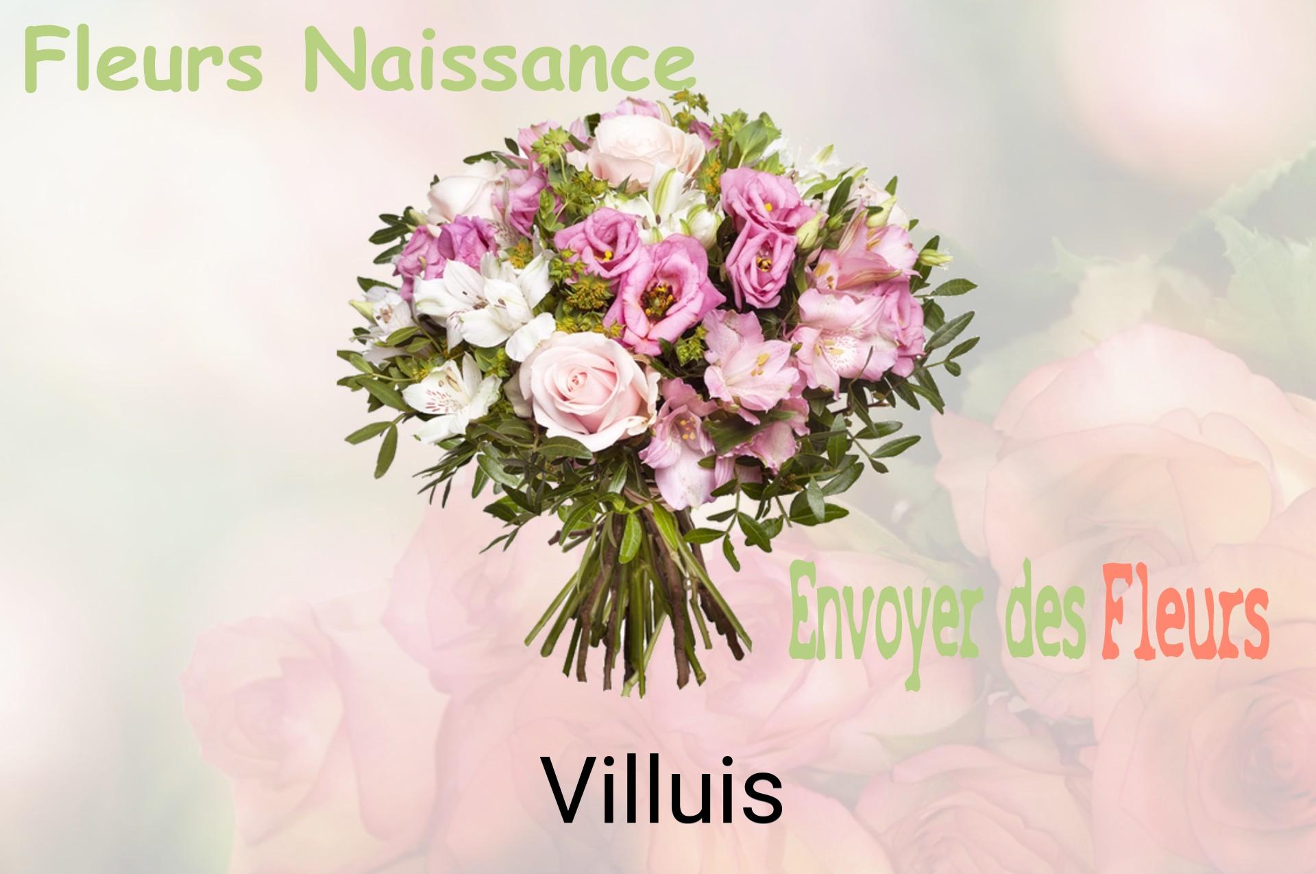 Bouquet de fleurs de naissance livré à Villuis