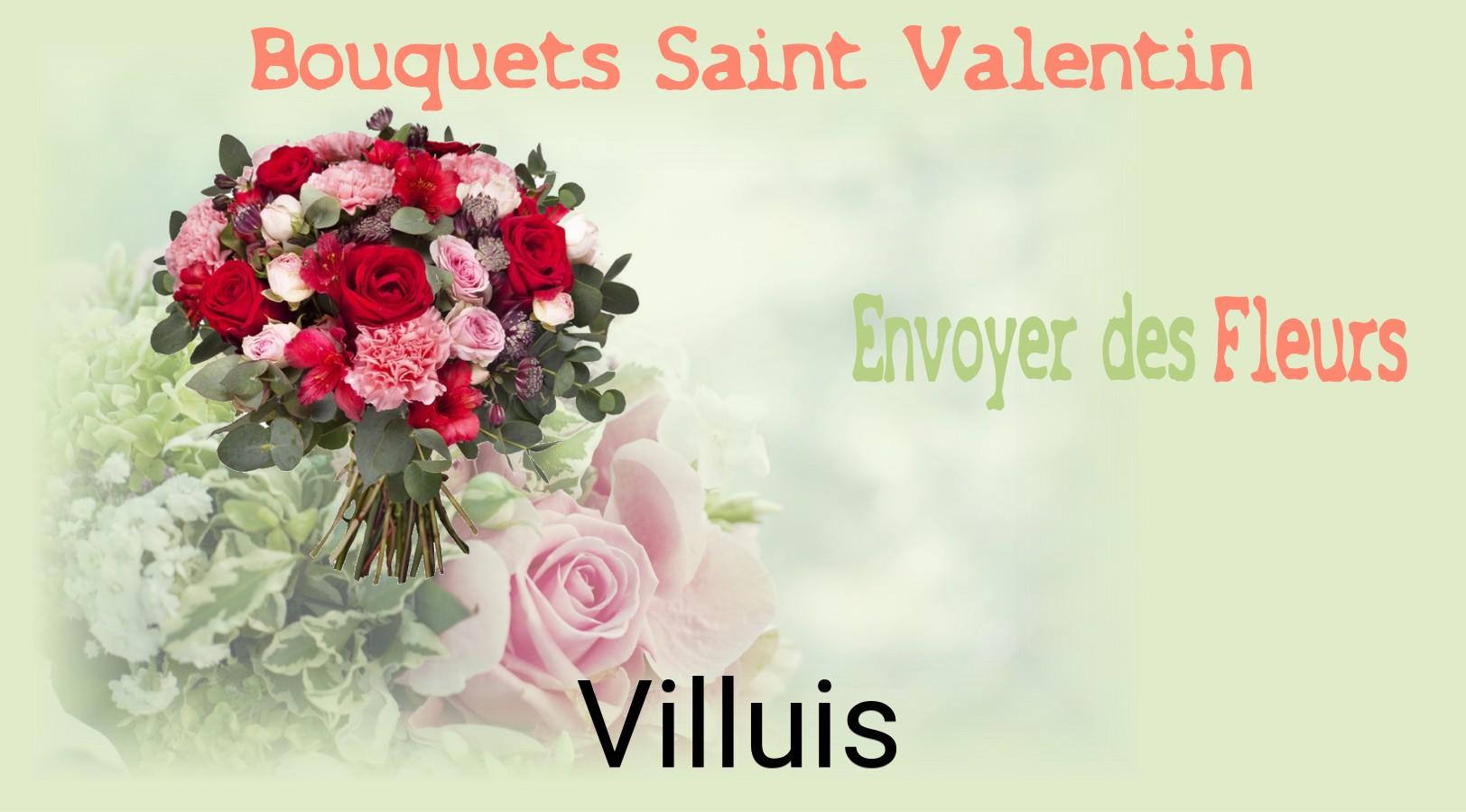 Roses de Saint-Valentin livrées à Villuis